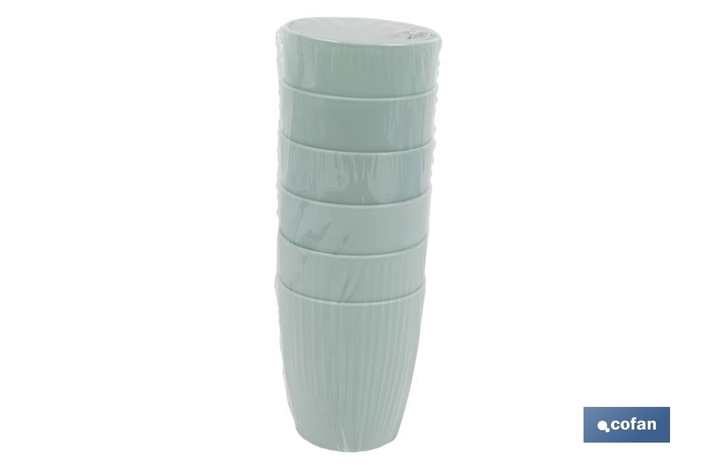 Vasos de agua | Dos colores a elegir | Capacidad: 400 ml