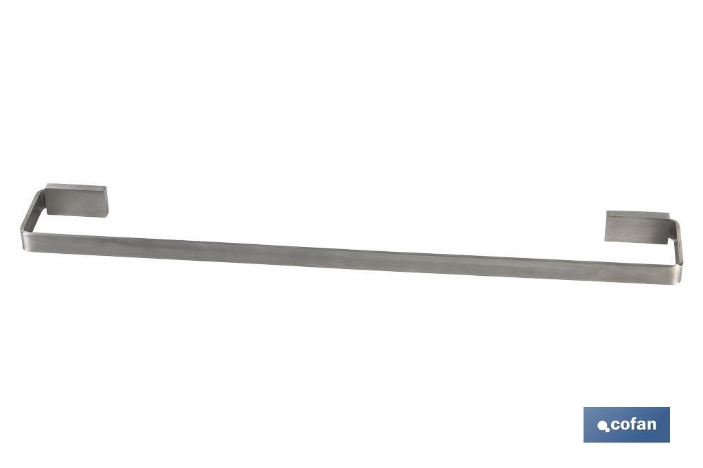 Toallero de Acero Inoxidable 304 Satinado | Modelo Madeira | Medida 63 x 10 x 6 cm