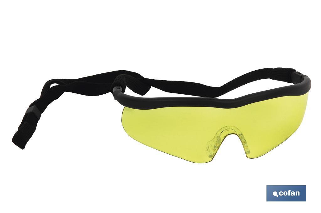 Gafas de Seguridad Sport Ambar | UV Protection